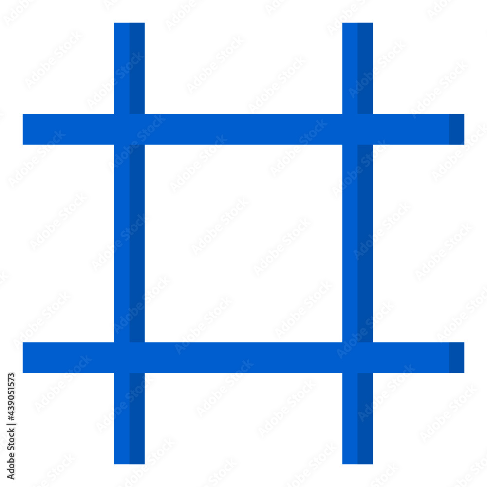 Obraz premium grid flat style icon