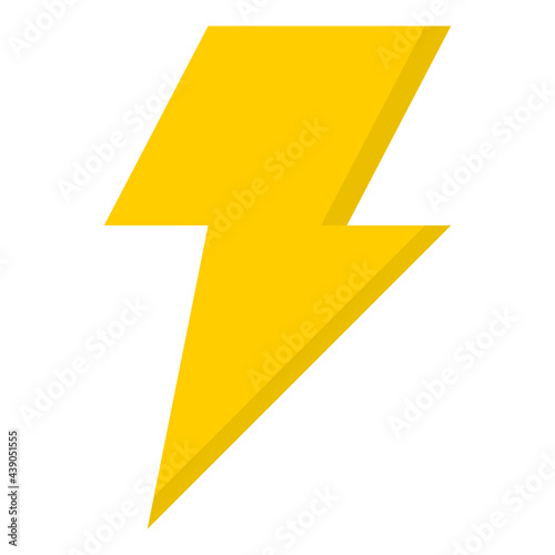 flash flat style icon