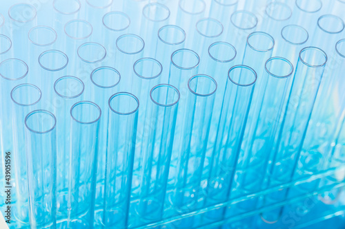 Close-up of test tubes