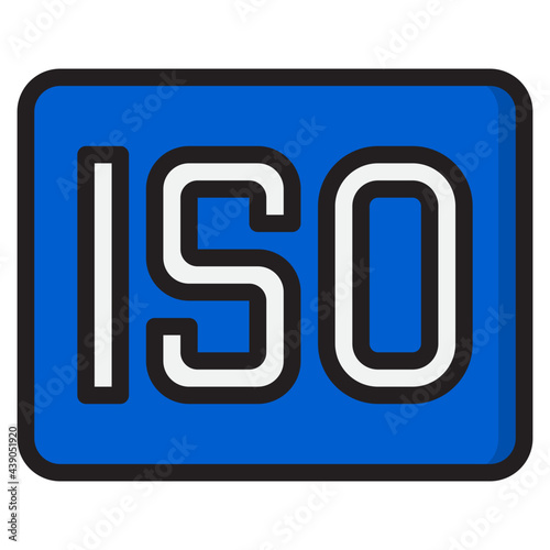 iso color line style icon