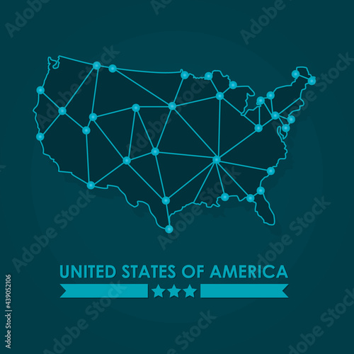 Usa network map