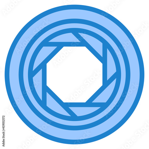 diaphragm blue style icon