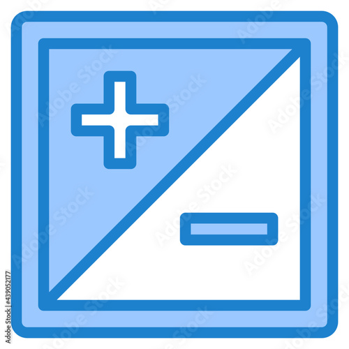 exposure blue style icon