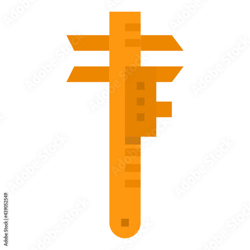Caliper flat icon