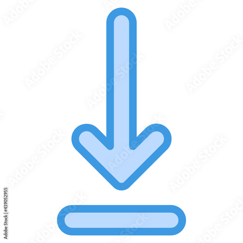 Download line icon