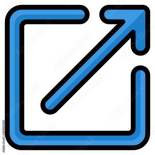 Expand line icon