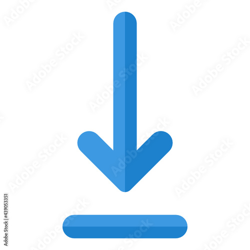 Download flat icon