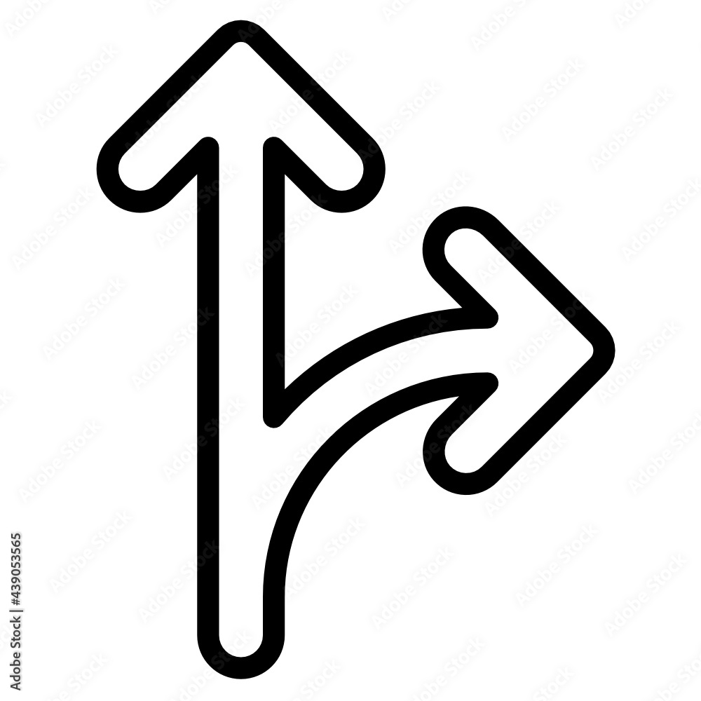 Go Right line icon Go Right line icon