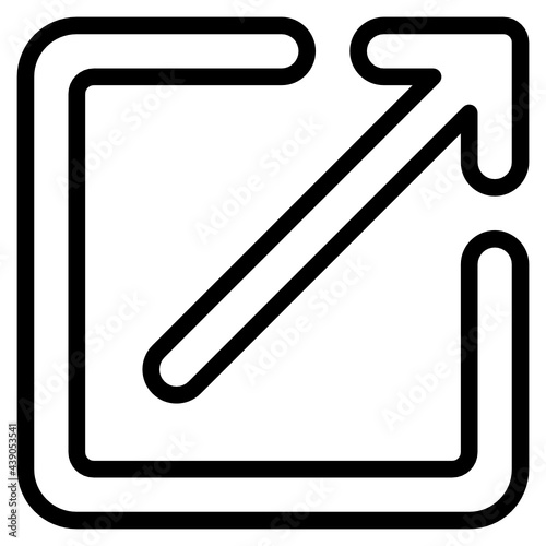 Expand line icon