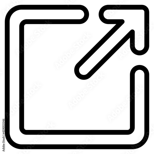 Expand line icon