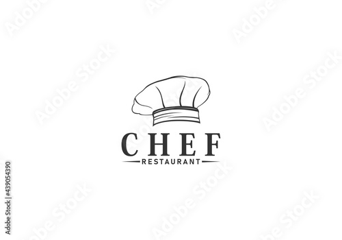 chef logo in white background