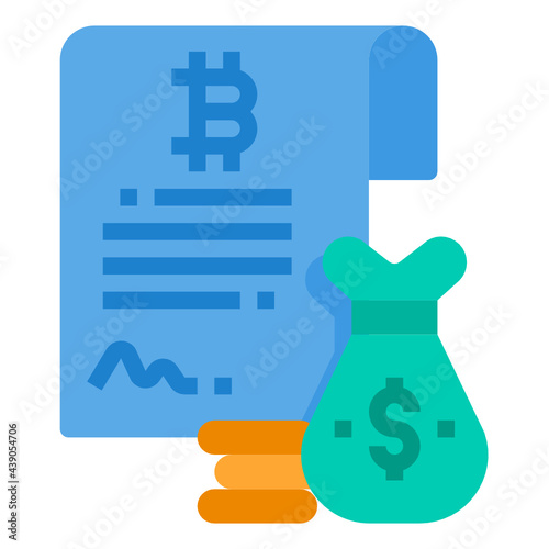 Ledger flat icon