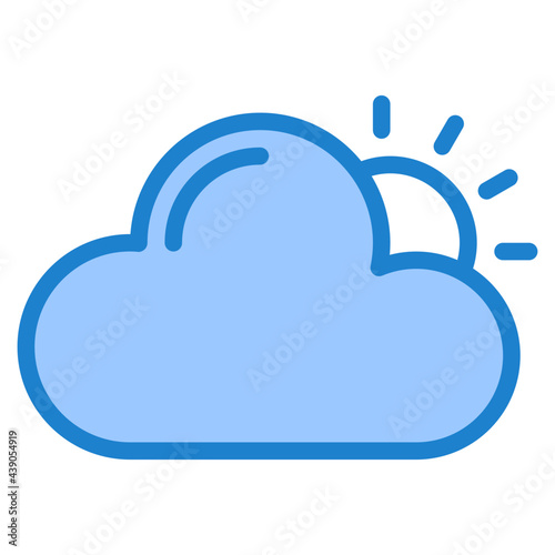 cloudy blue style icon