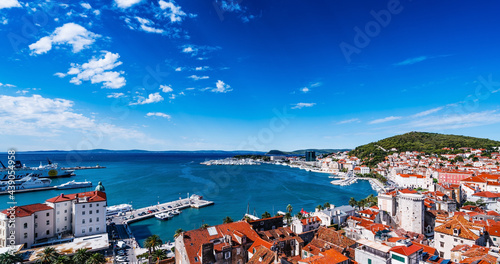 Panorama of Split, Croatia