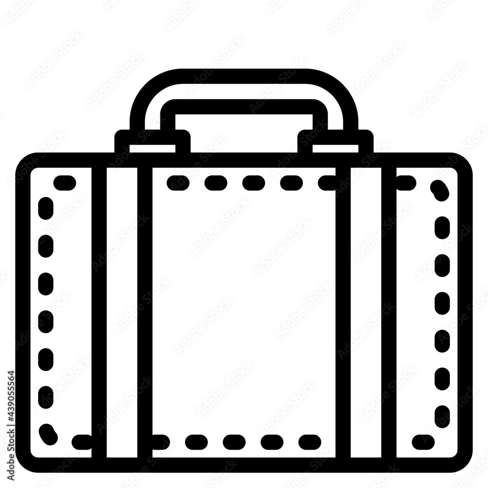 baggage outline style icon