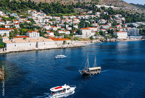 boats in the harbor