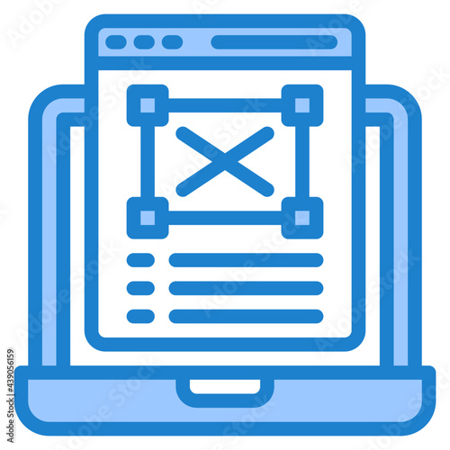 Free Download web design blue style icon - GFXLoad