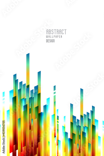 
Colorful Abstract technology bright lines with light vector background and gradient color shapes for mobile wallpaper, web banner backdrop and typography design.eps