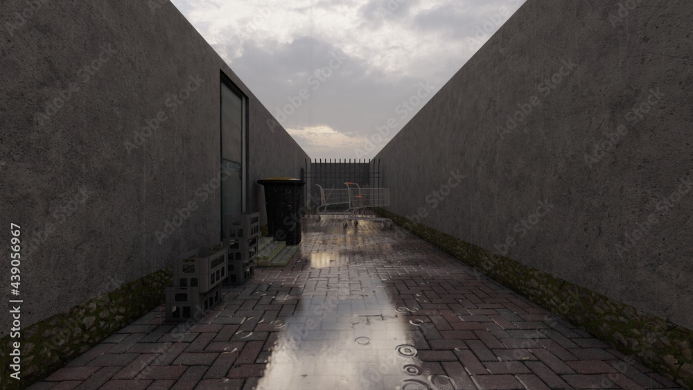 Obraz premium urban allleyway