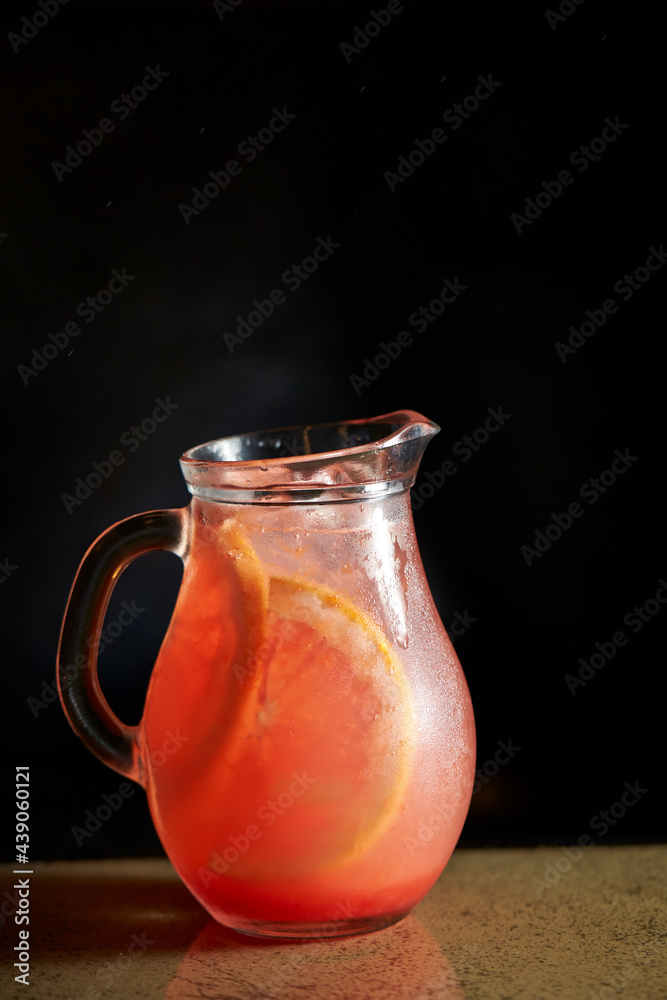 juice in a glass on the table juice in a glass on the table