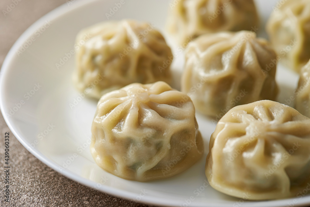 dumplings on a plate dumplings on a plate