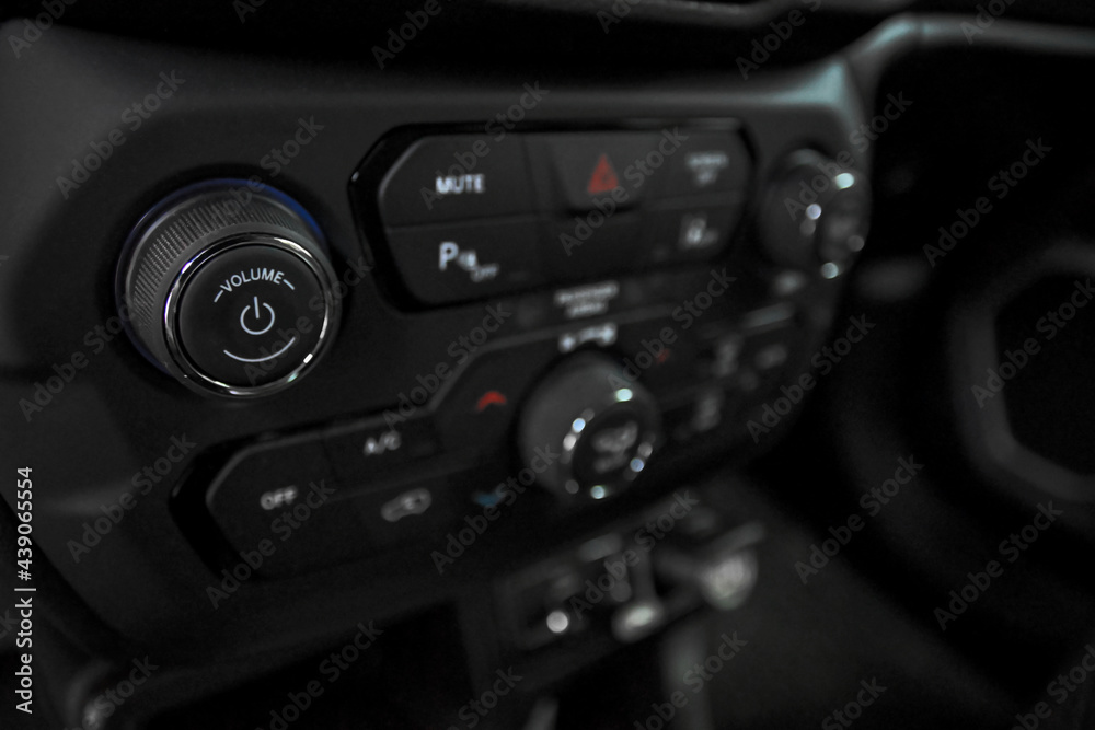 auto black dashboard buttons 