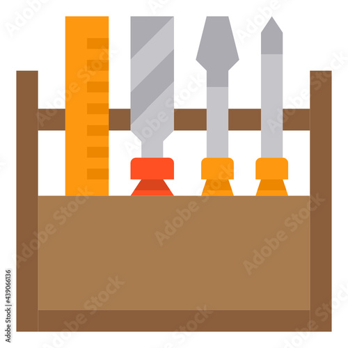 Toolbox flat icon