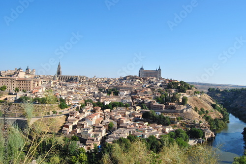 Toledo Spain landscape and buildings © elarchy75