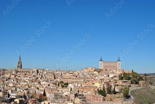 Toledo Spain landscape and buildings