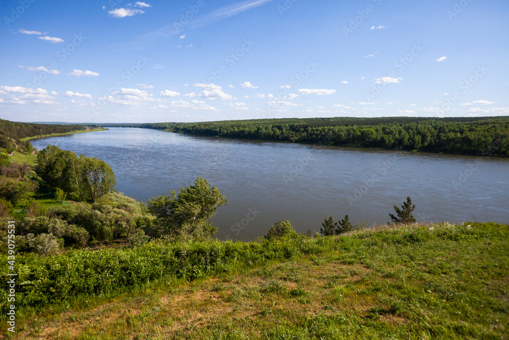 Tom river. Kemerovo region, Russia Tom river. Kemerovo region, Russia