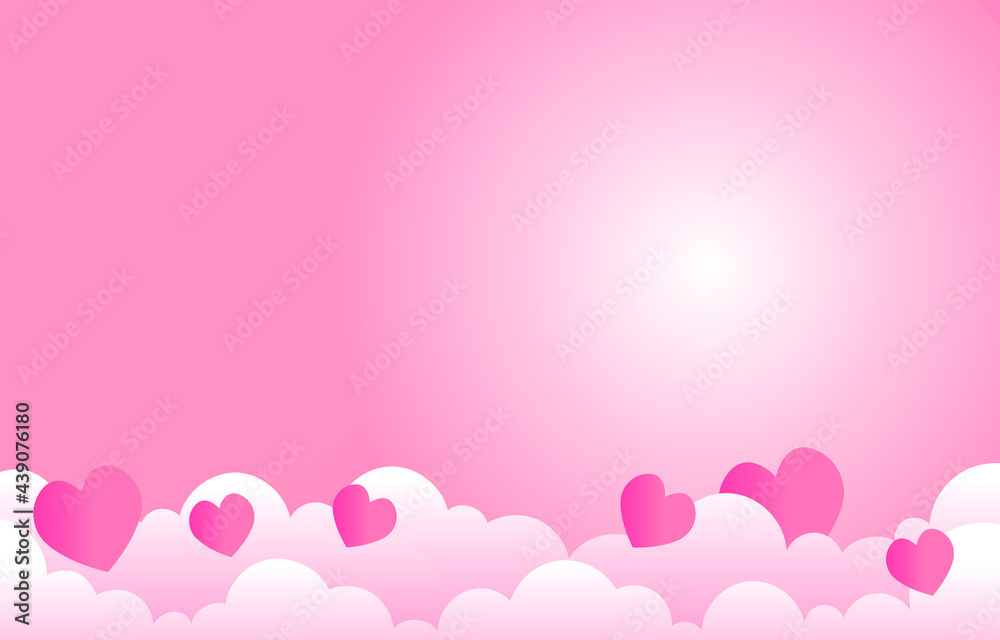 pink background with heart pink background with heart