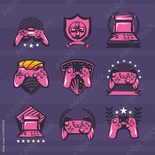 collection video game labels © Jeronimo Ramos