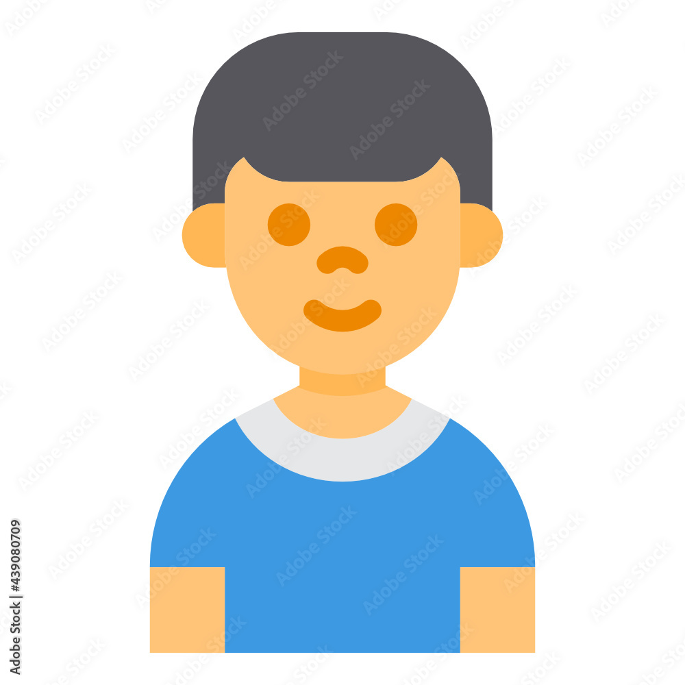 Boy flat icon