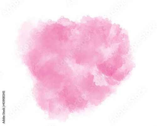 pink watercolor stain with wash. Watercolor texture