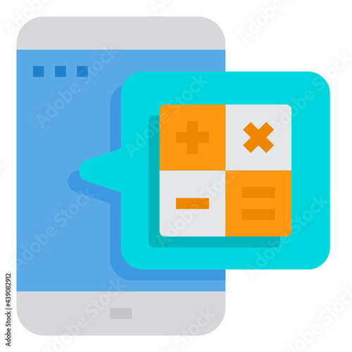 Calculator flat icon