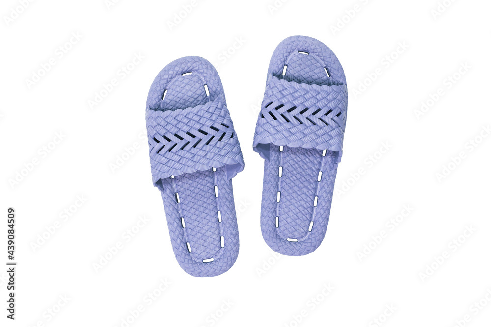 Isolated slipper on white background with clipping path Isolated slipper on white background with clipping path