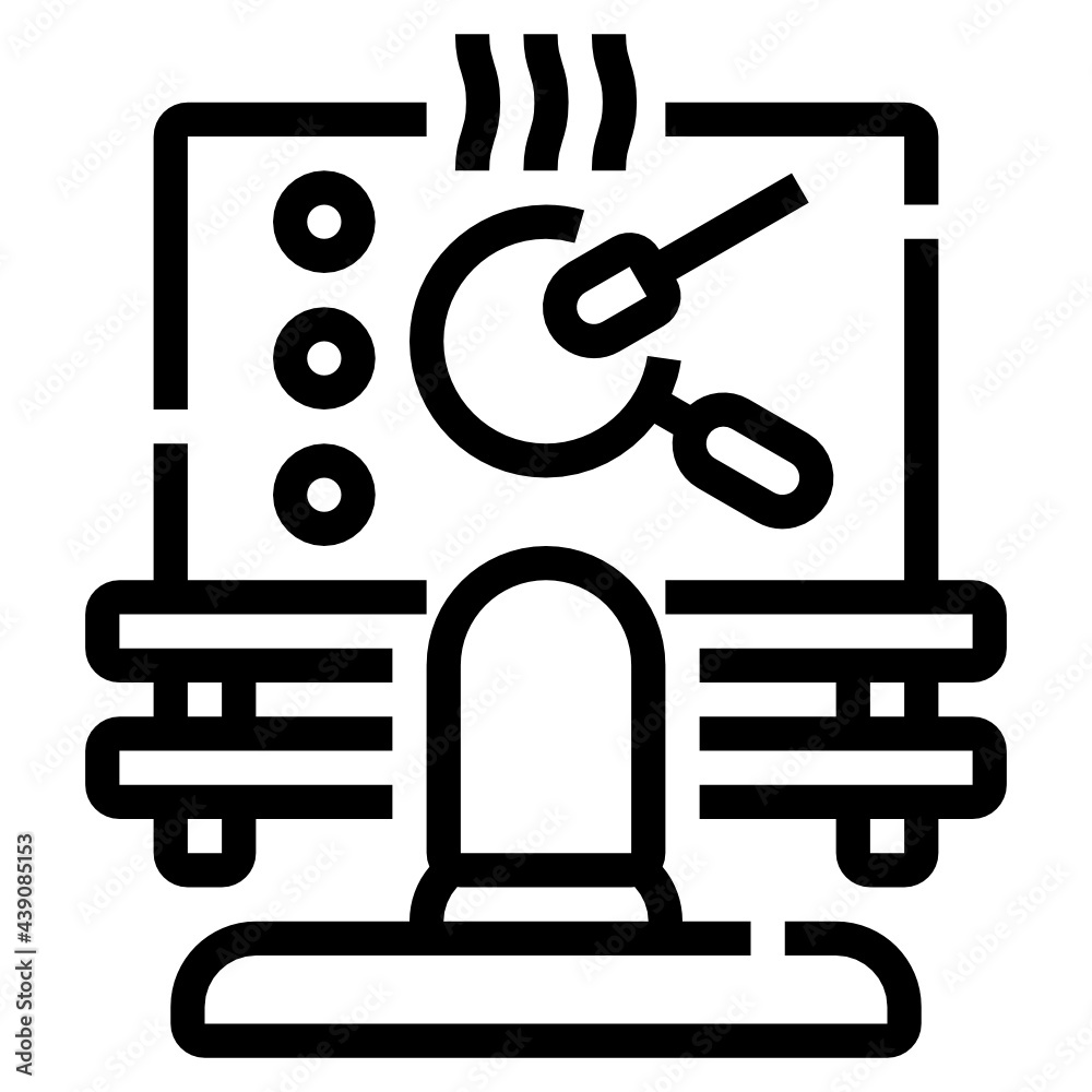 Training line icon Training line icon