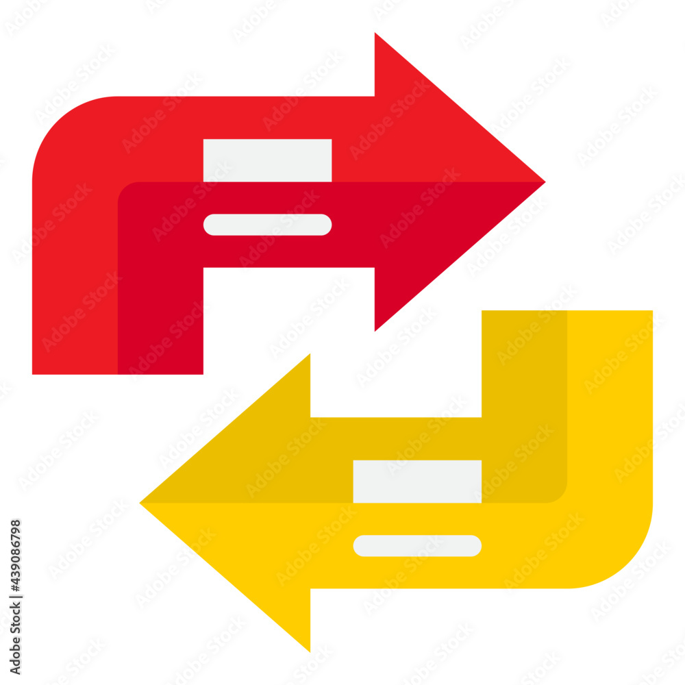 Obraz premium arrows flat style icon