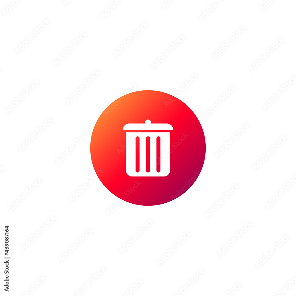 Trash Bin Icon. Vector illustration for graphic design, Web, UI, app. Trash Bin Icon. Vector illustration for graphic design, Web, UI, app.