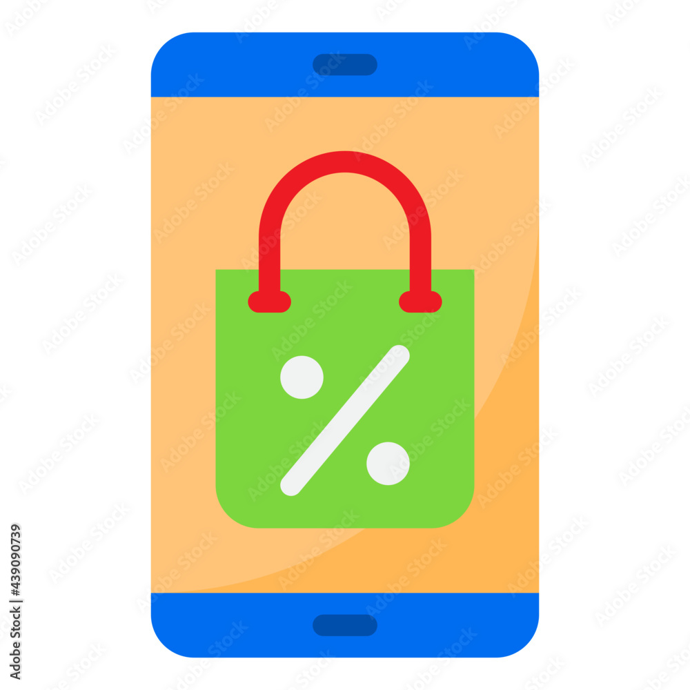 mobilephone flat style icon mobilephone flat style icon