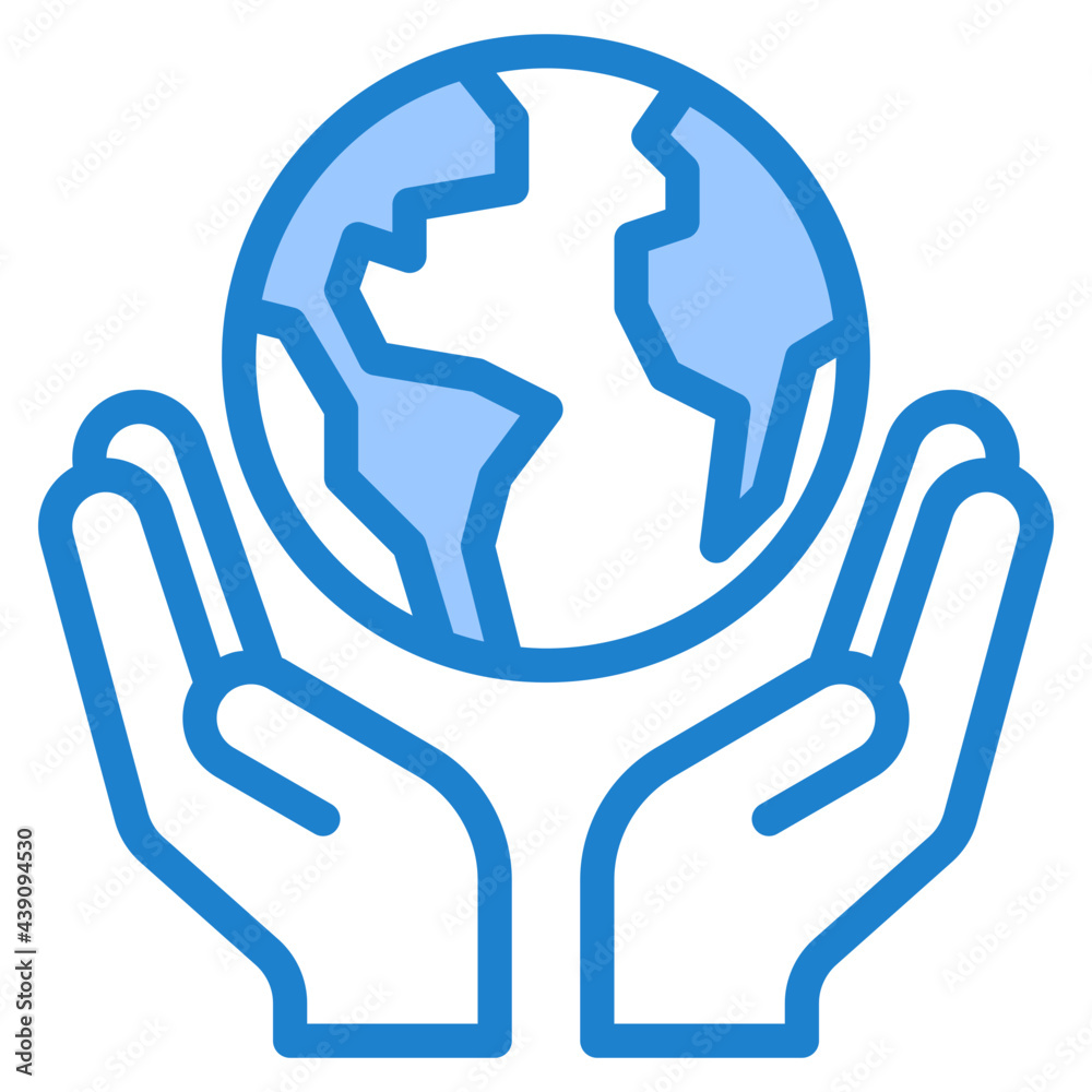 earthday blue style icon earthday blue style icon