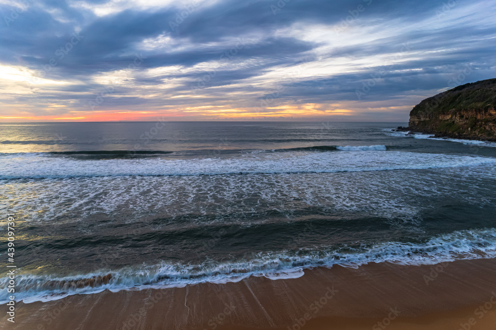 A winters sunrise at the seaside A winters sunrise at the seaside