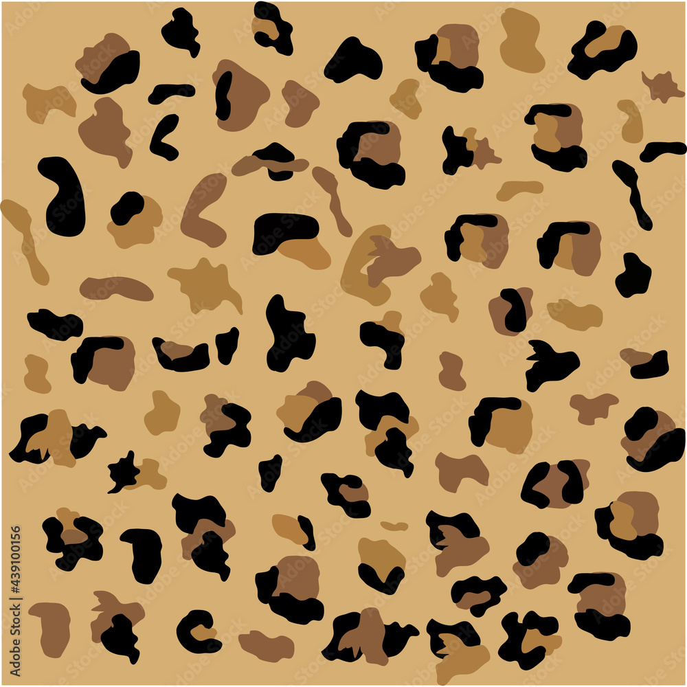 Fashionable Leopard Seamless Pattern. Stylized Spotted Leopard Skin Background for Fashion Fashionable Leopard Seamless Pattern. Stylized Spotted Leopard Skin Background for Fashion