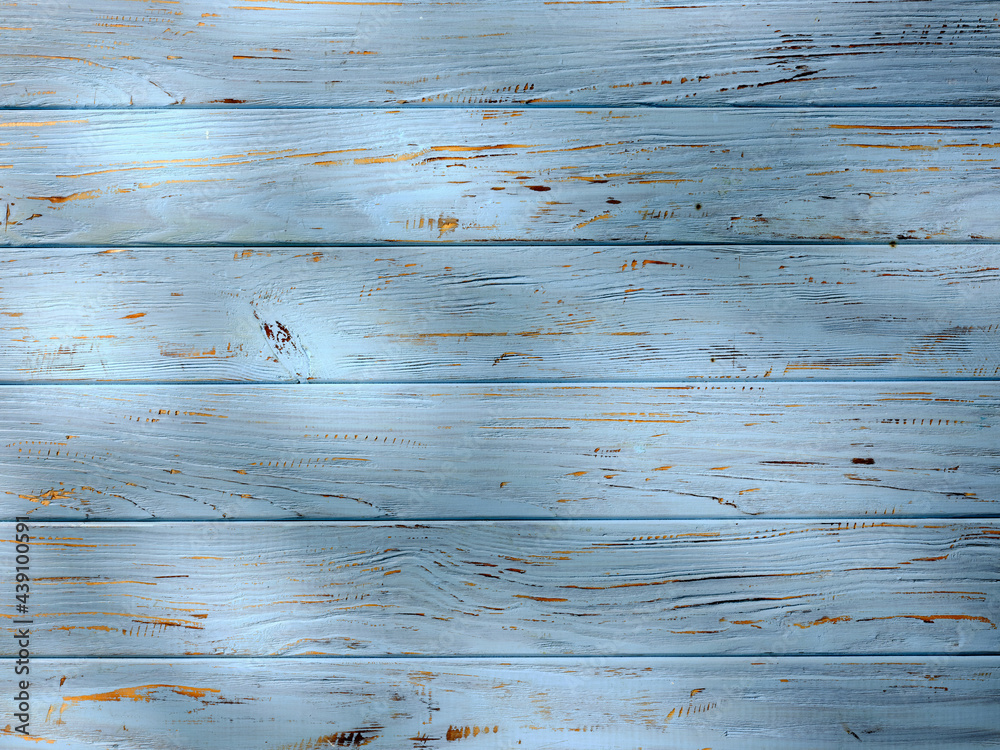 Fototapeta premium Blue wood texture close up