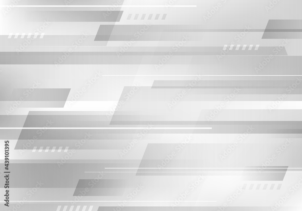 Abstract geometric white and gray color overlapping background technology corporate design concept Abstract geometric white and gray color overlapping background technology corporate design concept