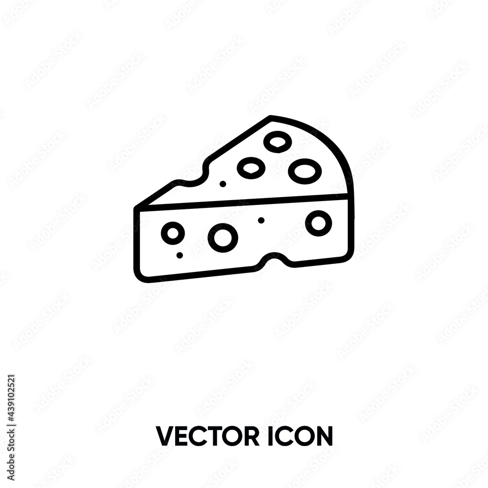 Cheese vector icon . Modern, simple flat vector illustration for website or mobile app.Cheese piece symbol, logo illustration. Pixel perfect vector graphics Cheese vector icon . Modern, simple flat vector illustration for website or mobile app.Cheese piece symbol, logo illustration. Pixel perfect vector graphics