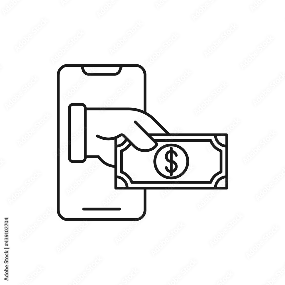 Digital Mobile Payment icon Vector Illustration. Modern Mobile Payment with Smartphone icon vector design concept for Online Payment, Finance, and Mobile Banking website, symbol, icon, sign, App UI Digital Mobile Payment icon Vector Illustration. Modern Mobile Payment with Smartphone icon vector design concept for Online Payment, Finance, and Mobile Banking website, symbol, icon, sign, App UI
