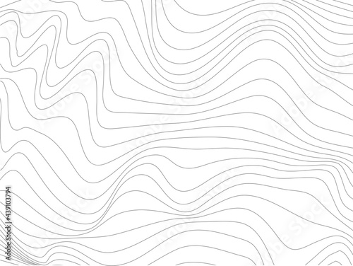 Wavy thin lines made for wallpaper design.Gray distorted lines made for your design.