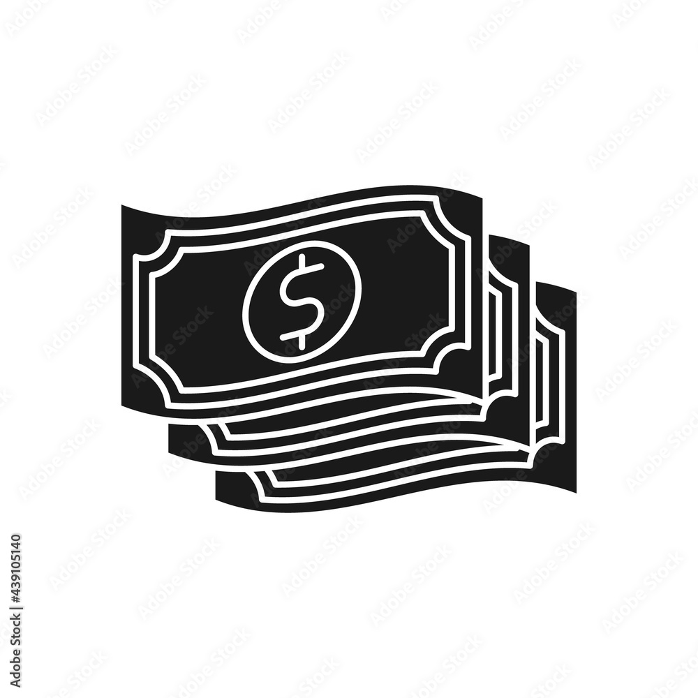 Money icon Vector Illustration. Dollar Money icon vector design concept for Payment, Finance, Currency and Trading Business. Money cash vector icon flat design for website, symbol, icon, sign, App UI Money icon Vector Illustration. Dollar Money icon vector design concept for Payment, Finance, Currency and Trading Business. Money cash vector icon flat design for website, symbol, icon, sign, App UI