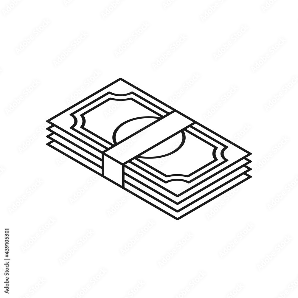 custom made wallpaper toronto digitalMoney icon Vector Illustration. Dollar Money icon vector design concept for Payment, Finance, Currency and Trading Business. Money cash vector icon flat design for website, symbol, icon, sign, App UI